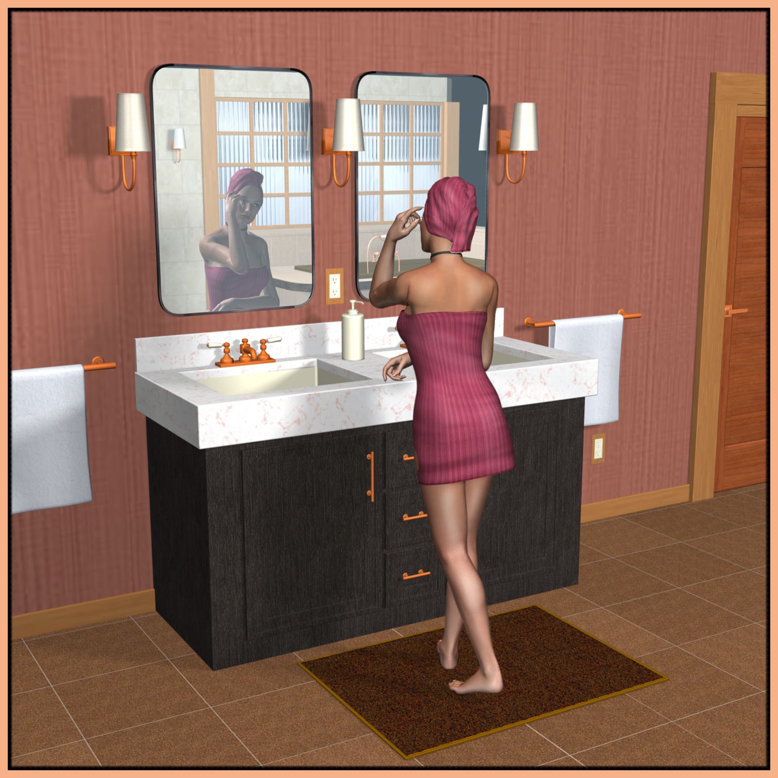 Spa-Tub Room Set by N/A