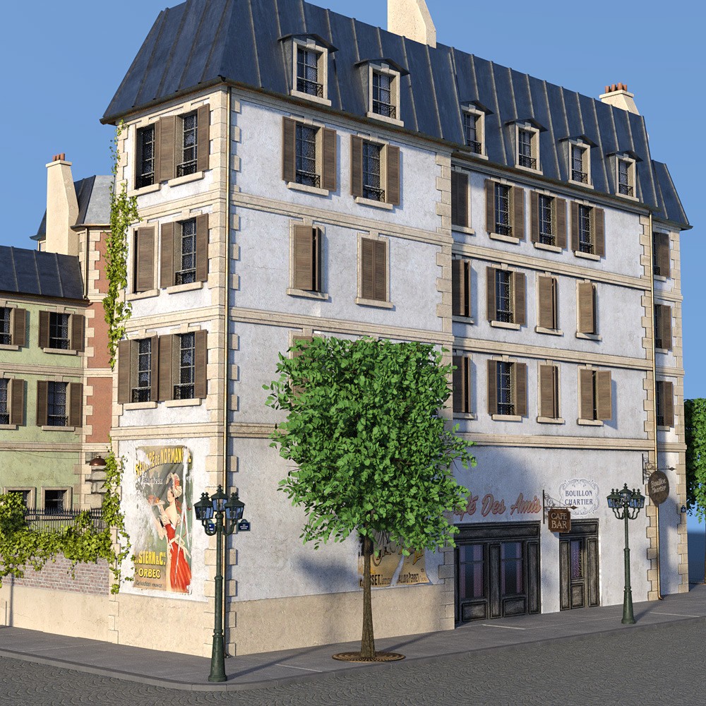 PARIS-La Cour Des Miracles for Daz Studio by N/A