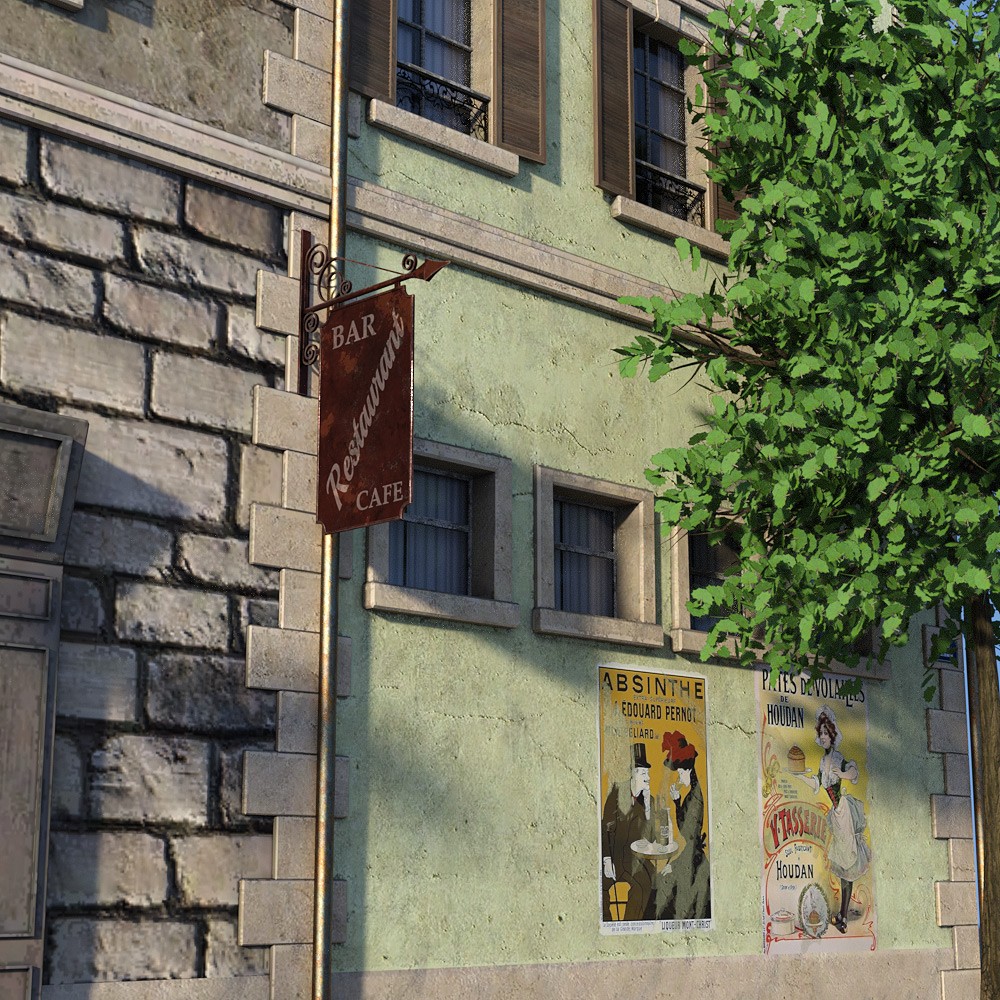 PARIS-La Cour Des Miracles for Daz Studio by N/A