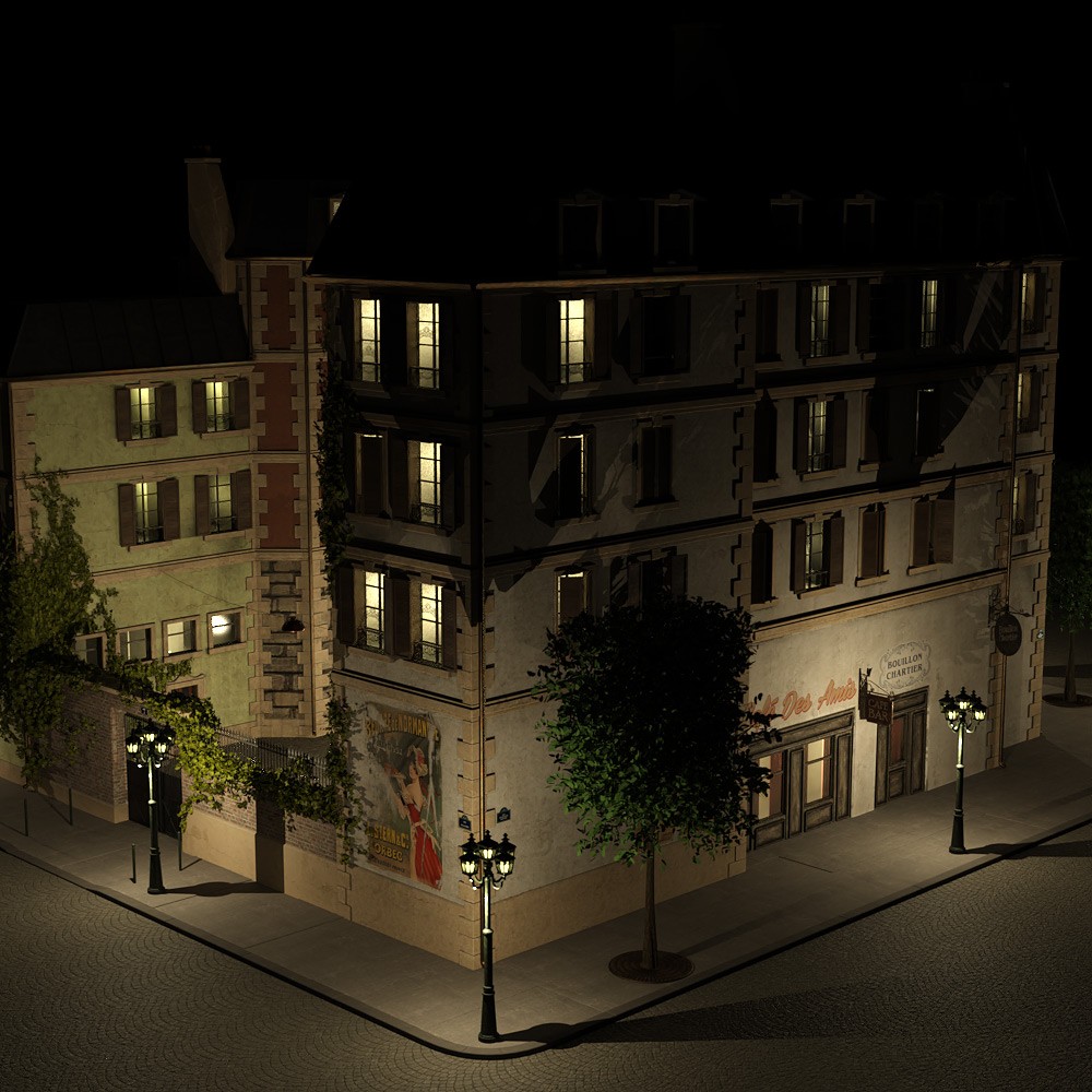 PARIS-La Cour Des Miracles for Daz Studio by N/A