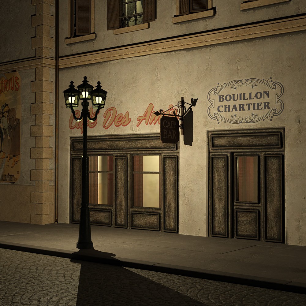 PARIS-La Cour Des Miracles for Daz Studio by N/A