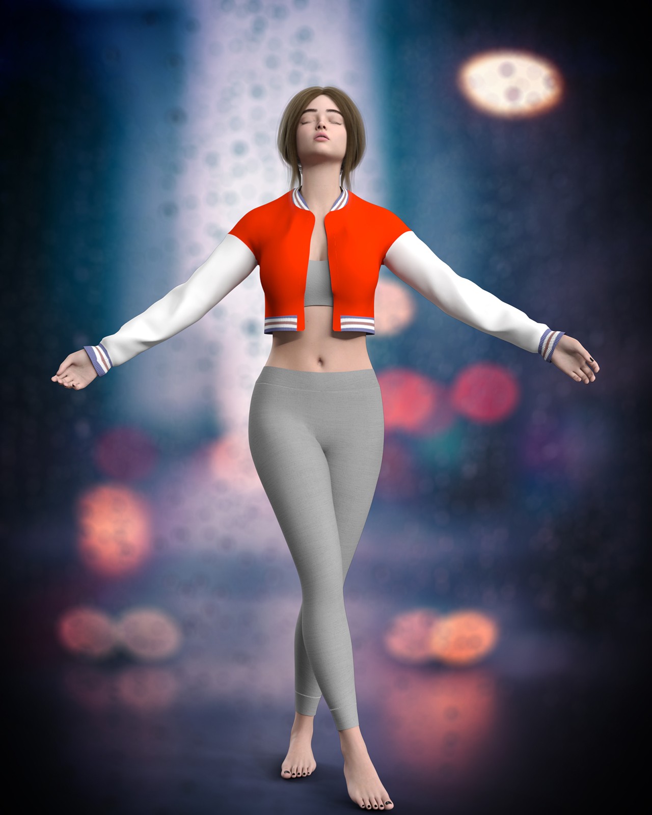Fitness Girl for Genesis 9 by N/A