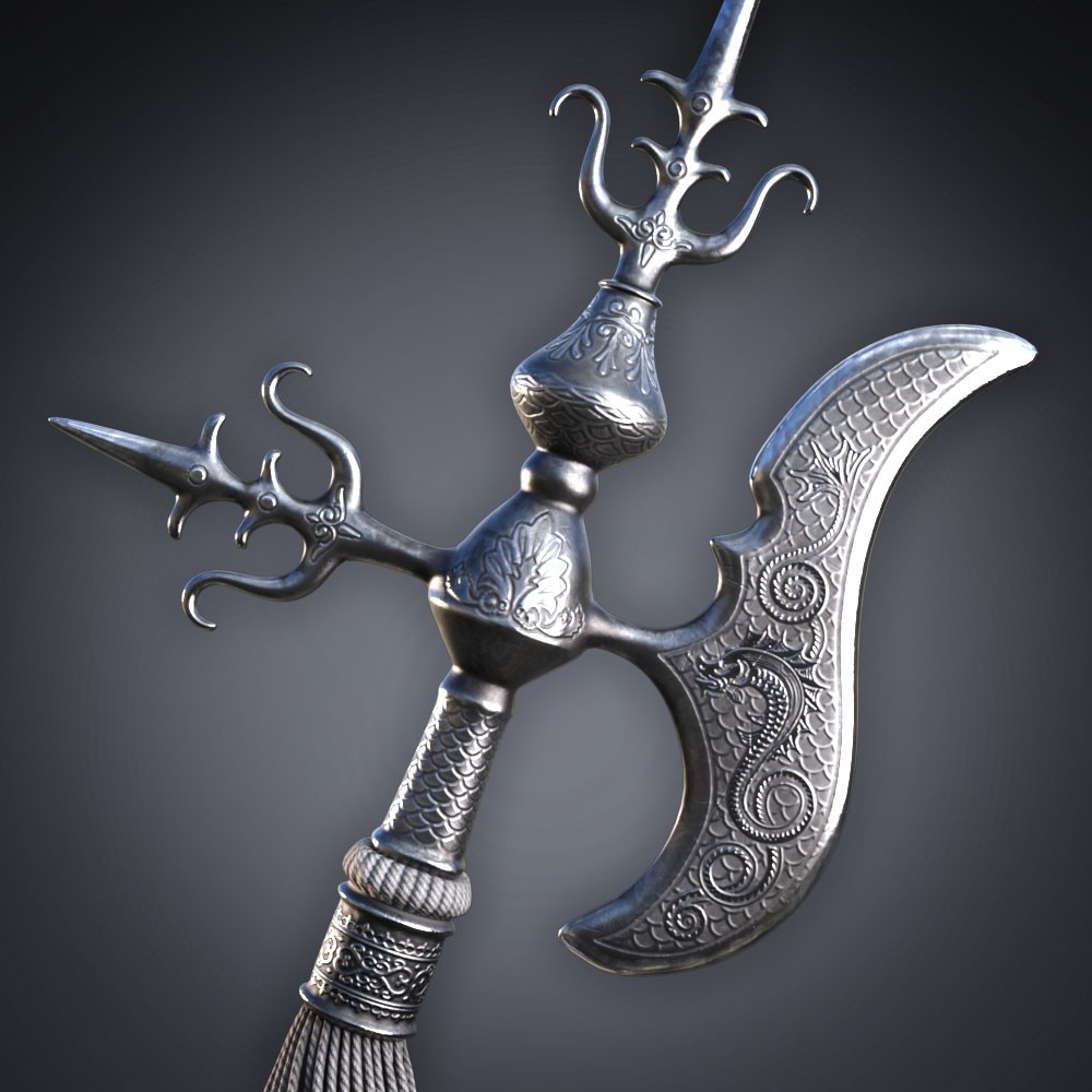 Pack of Halberds with poses for G8M, G8F and G9 by N/A