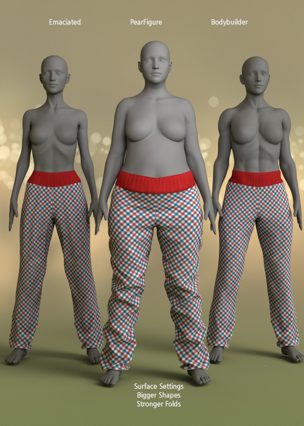 Fluffy Pants for Genesis 8 Female by N/A