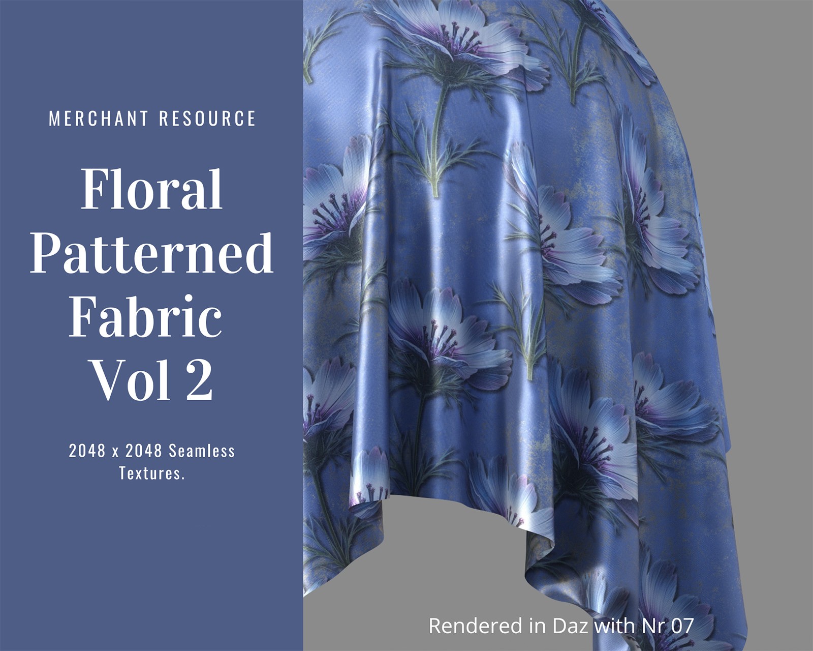 10 Floral Patterned Fabric Vol 2 - Merchant Resource by N/A