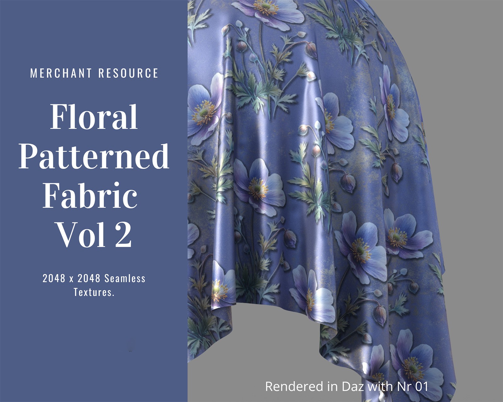 10 Floral Patterned Fabric Vol 2 - Merchant Resource by N/A