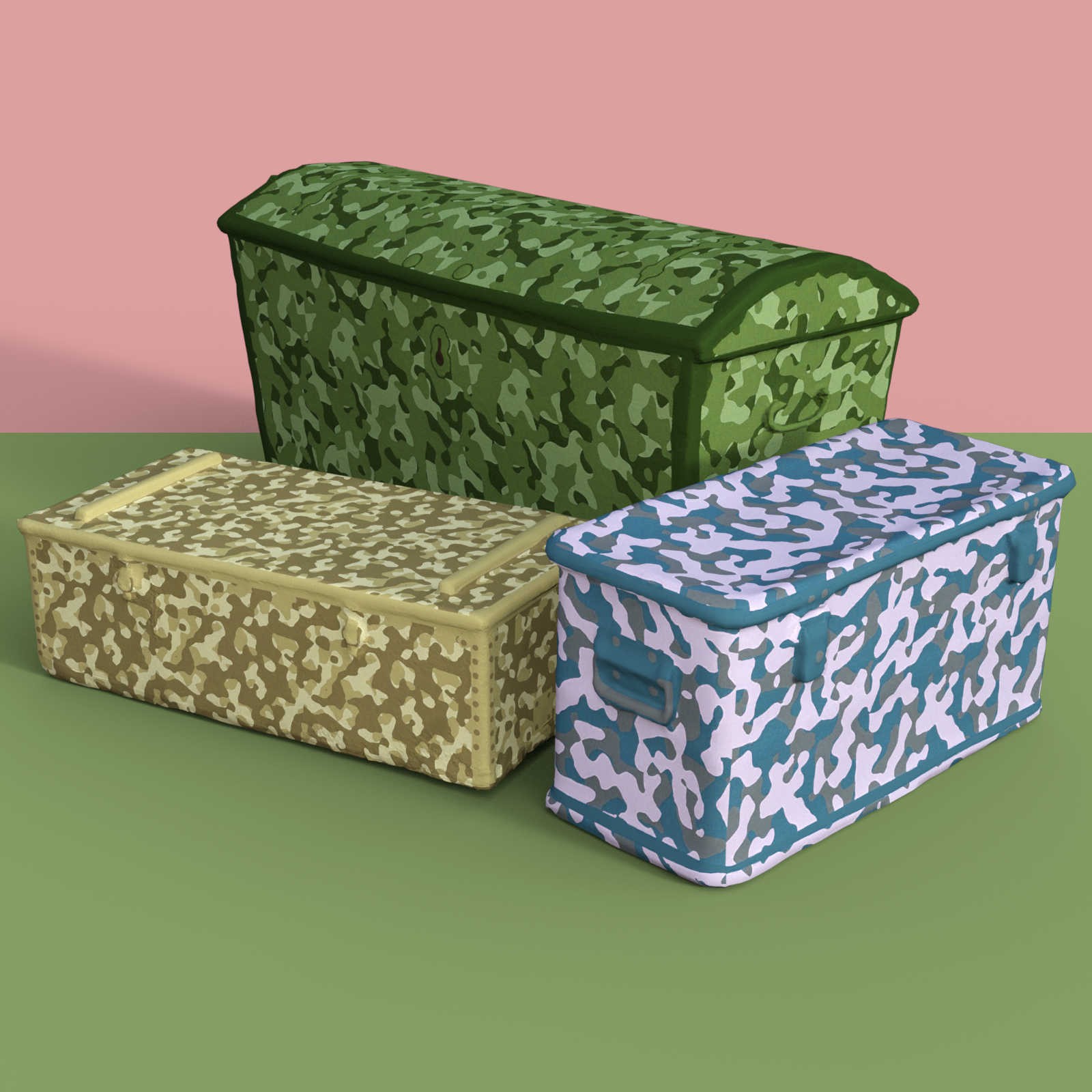 Camo-Cool MILITARY for Photo Props Storage Collection in Daz Studio by N/A