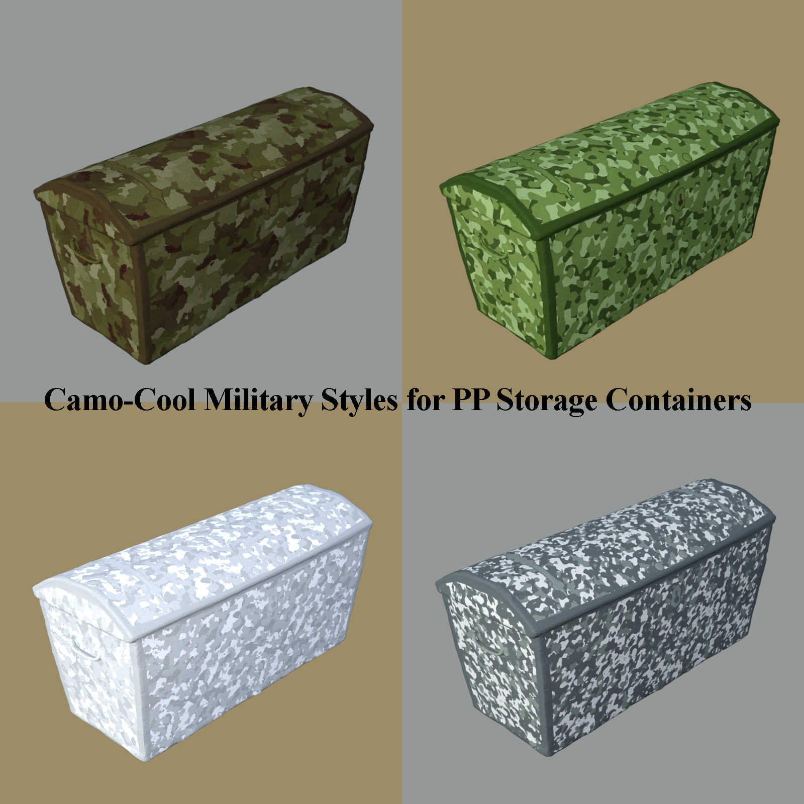 Camo-Cool MILITARY for Photo Props Storage Collection in Daz Studio by N/A