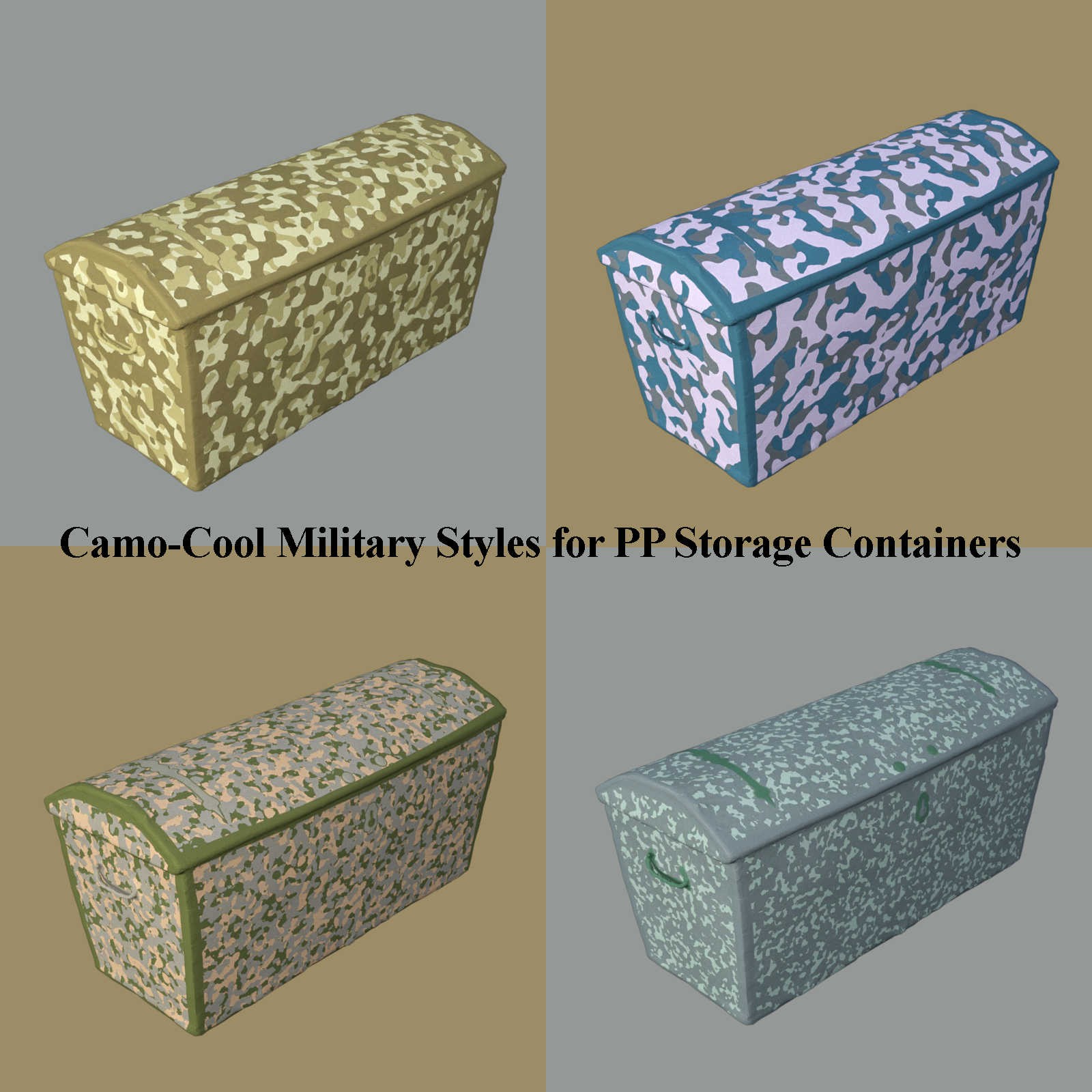 Camo-Cool MILITARY for Photo Props Storage Collection in Daz Studio by N/A