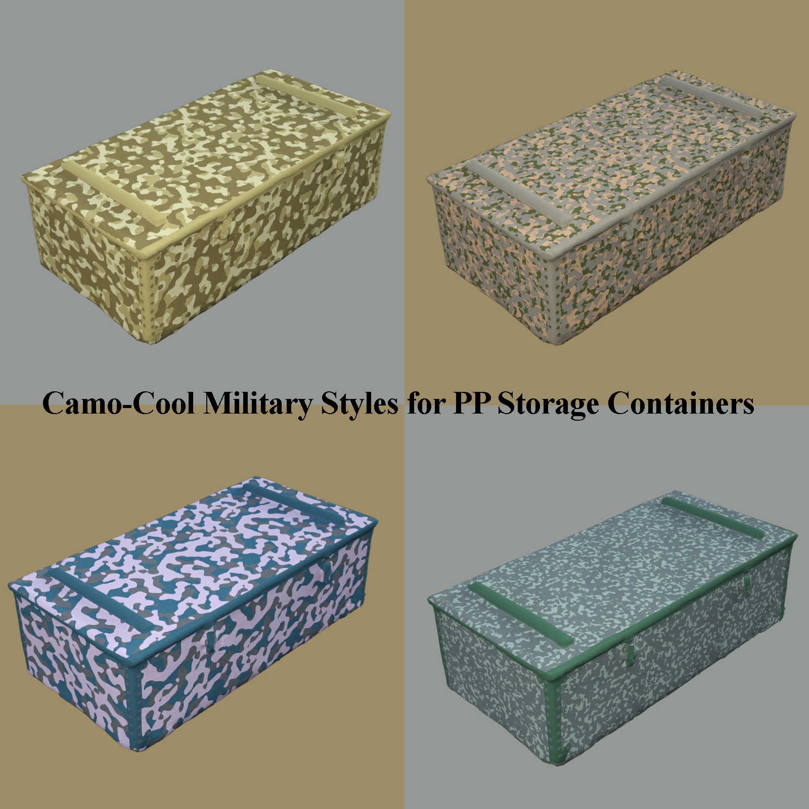 Camo-Cool MILITARY for Photo Props Storage Collection in Daz Studio by N/A