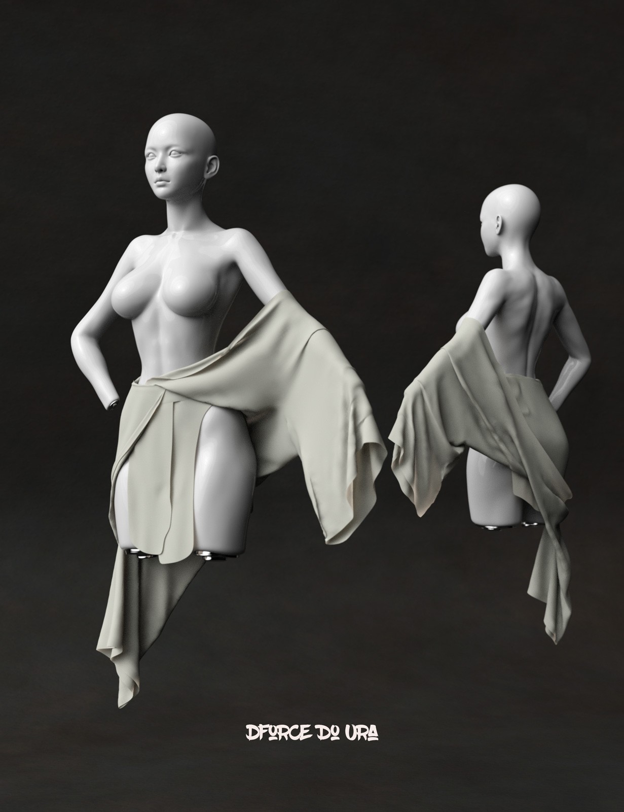 dForce Onsen Outfit for G9F by N/A