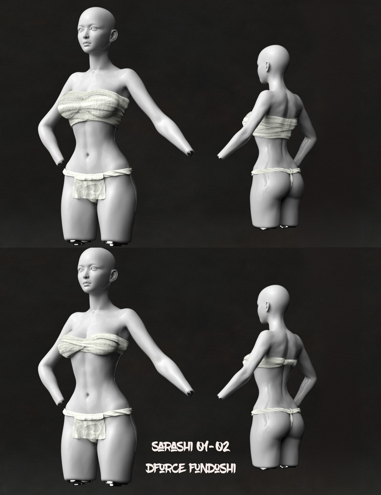 dForce Onsen Outfit for G9F by N/A