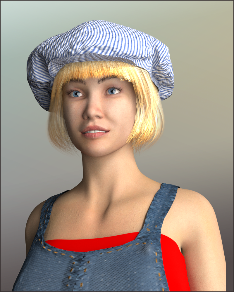 Newsboy Cap for LaFemme2 by N/A