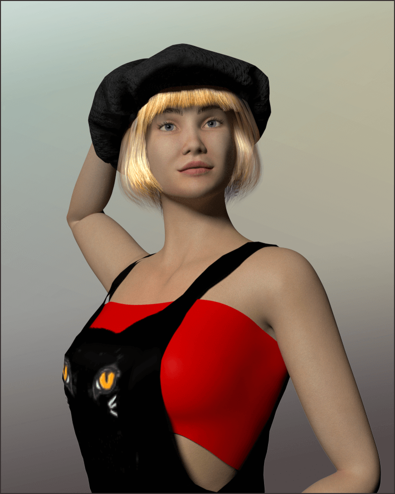 Newsboy Cap for LaFemme2 by N/A