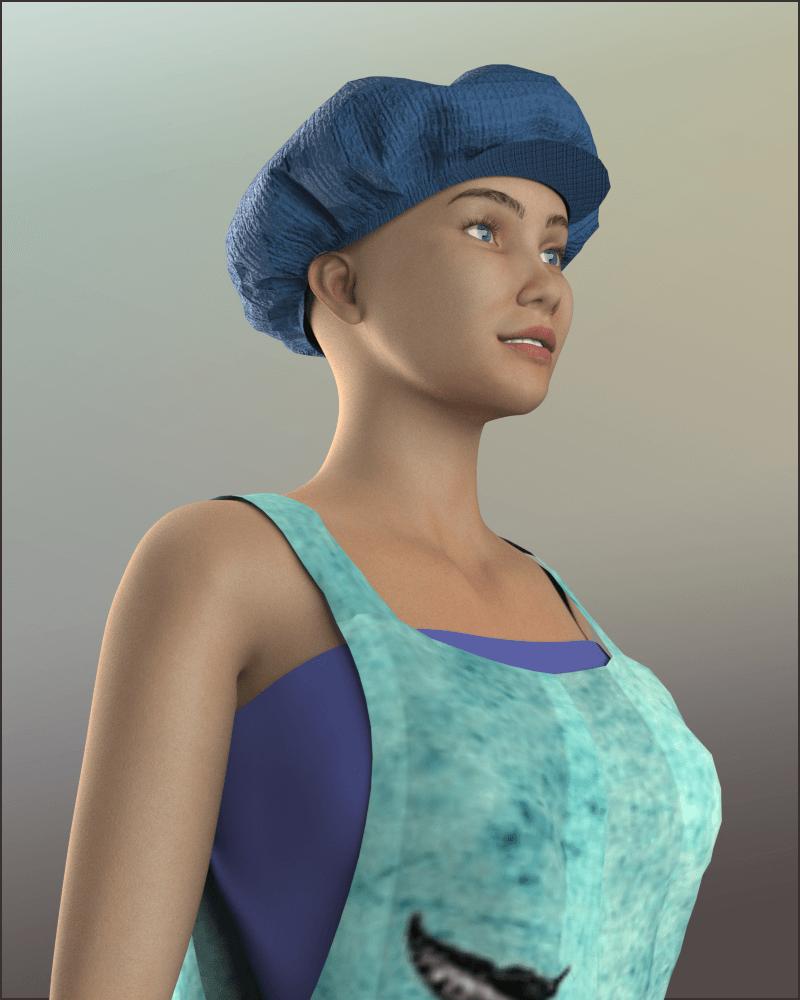 Newsboy Cap for LaFemme2 by N/A