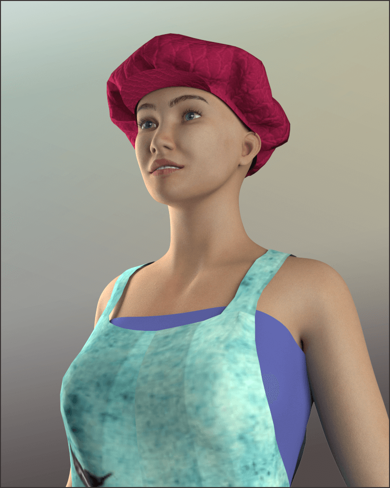 Newsboy Cap for LaFemme2 by N/A