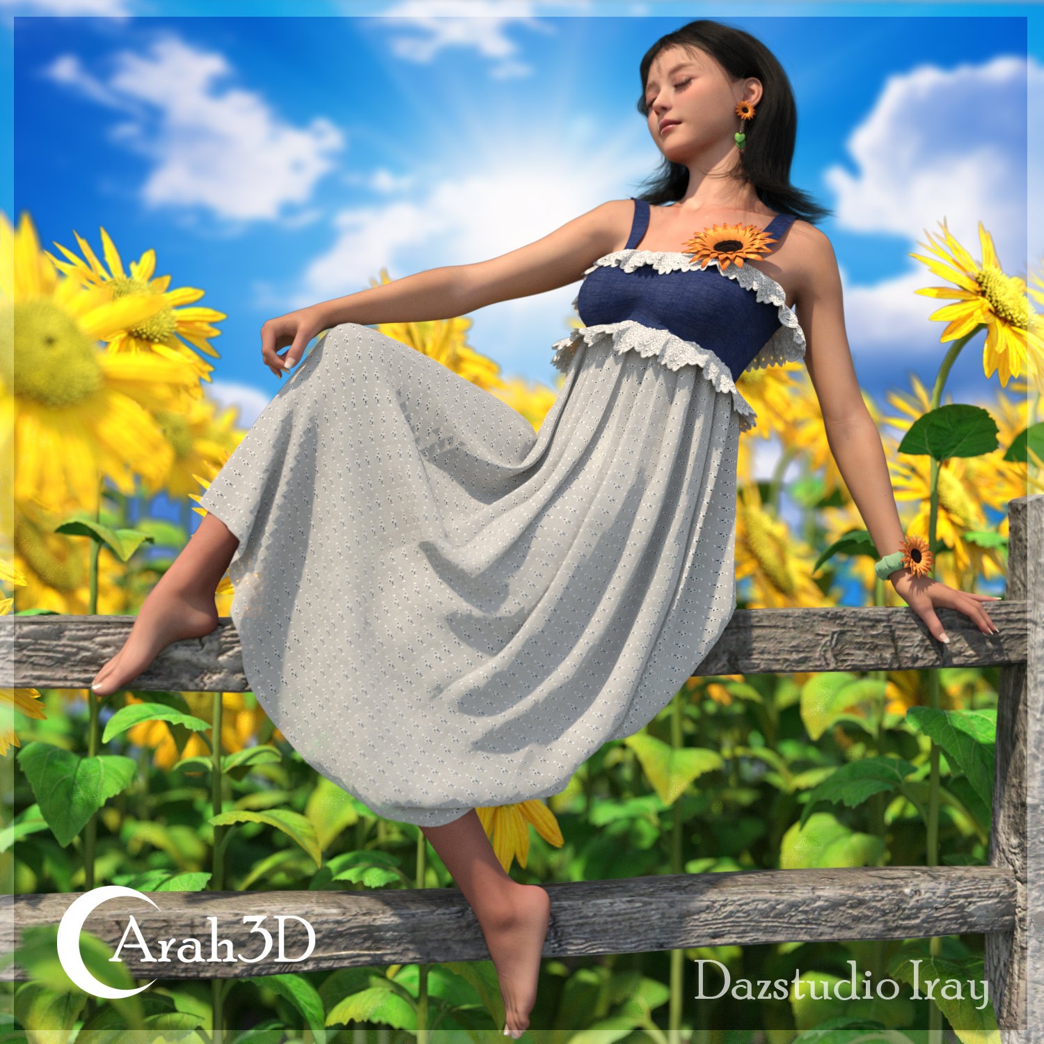 Arah3D Sunflower Summer for G8F by N/A