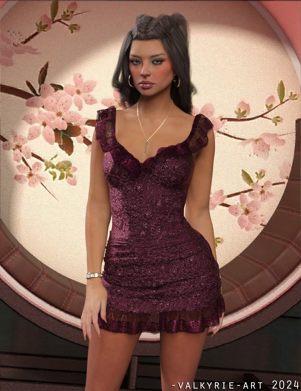 InStyle - dForce Ruffle Mini Dress by N/A