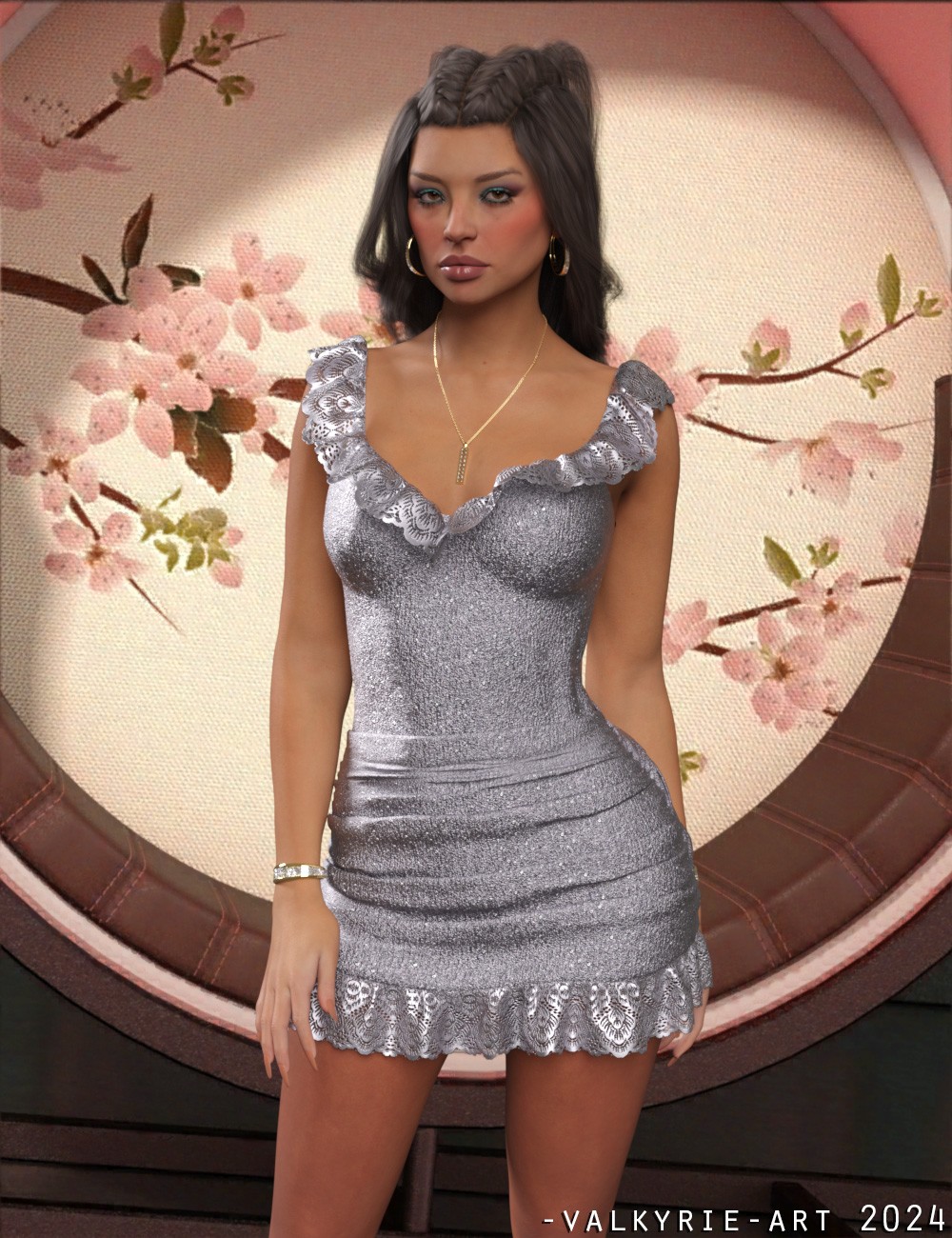 InStyle - dForce Ruffle Mini Dress by N/A