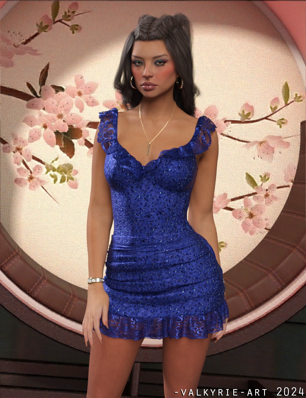 InStyle - dForce Ruffle Mini Dress by N/A