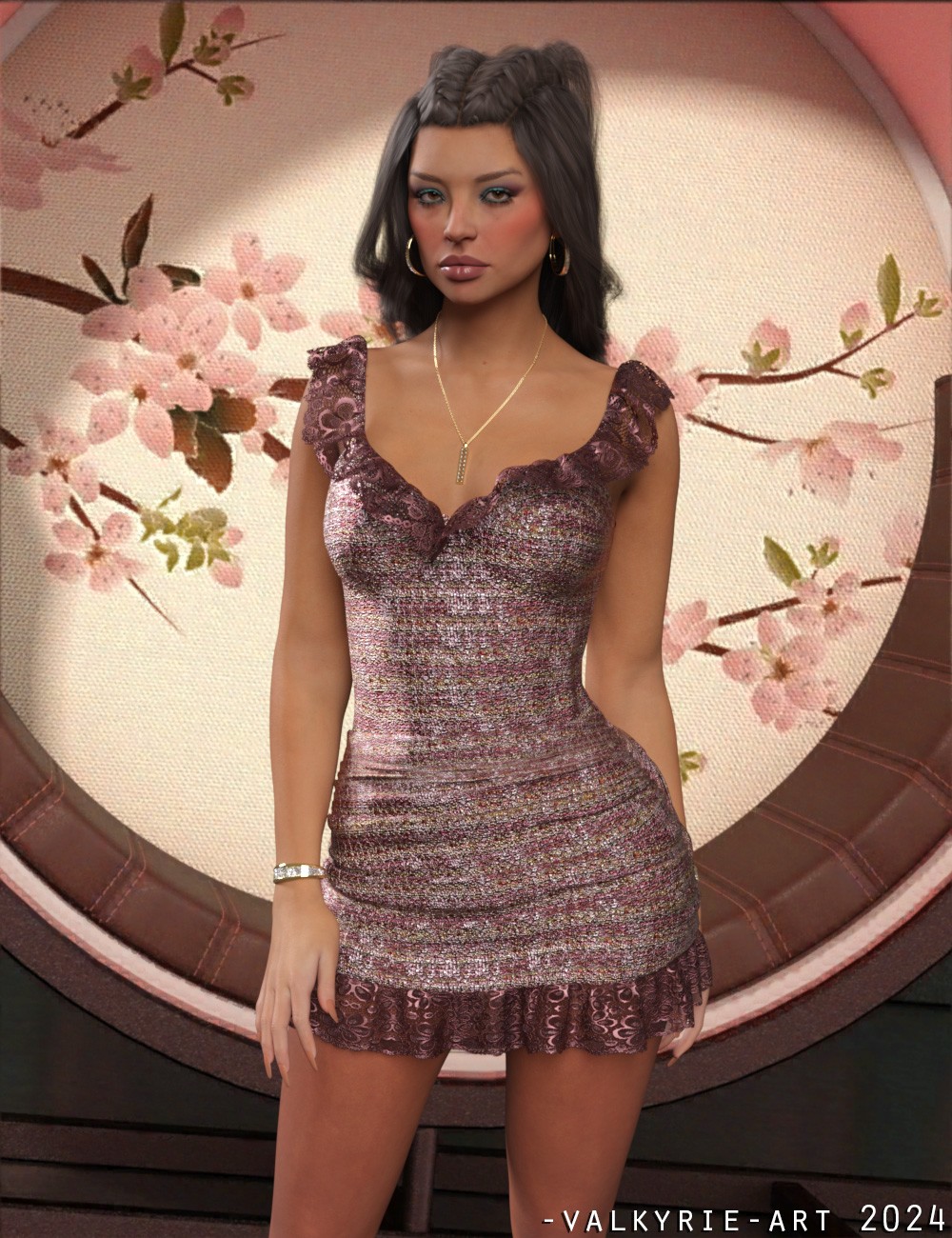 InStyle - dForce Ruffle Mini Dress by N/A