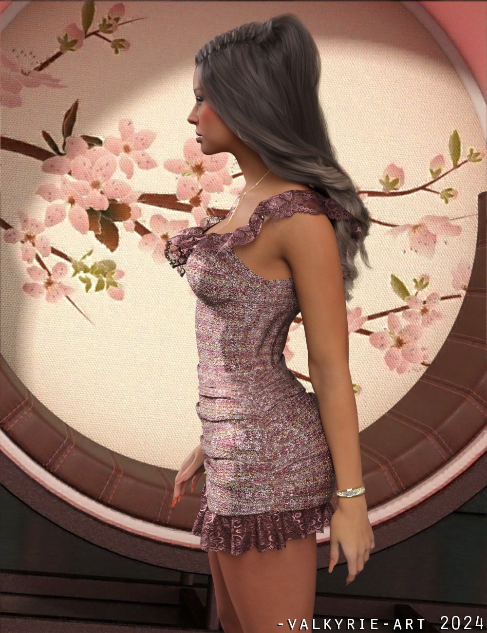 InStyle - dForce Ruffle Mini Dress by N/A