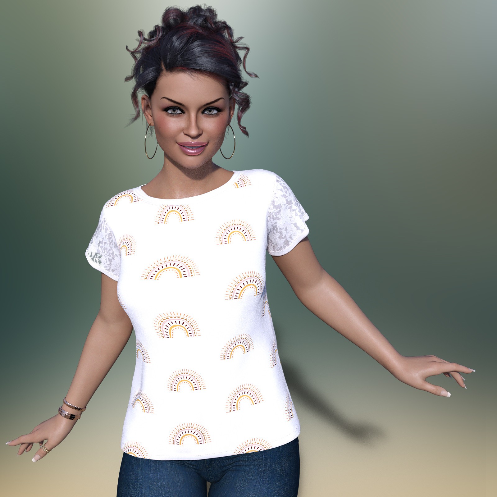 Sublime Fashion dForce Nature Girl Tee by N/A