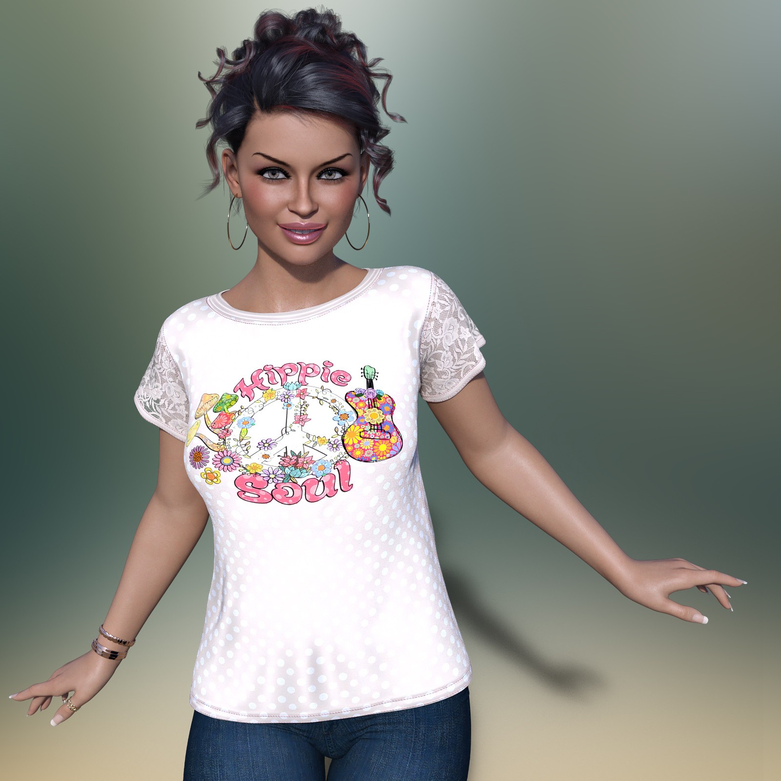 Sublime Fashion dForce Nature Girl Tee by N/A