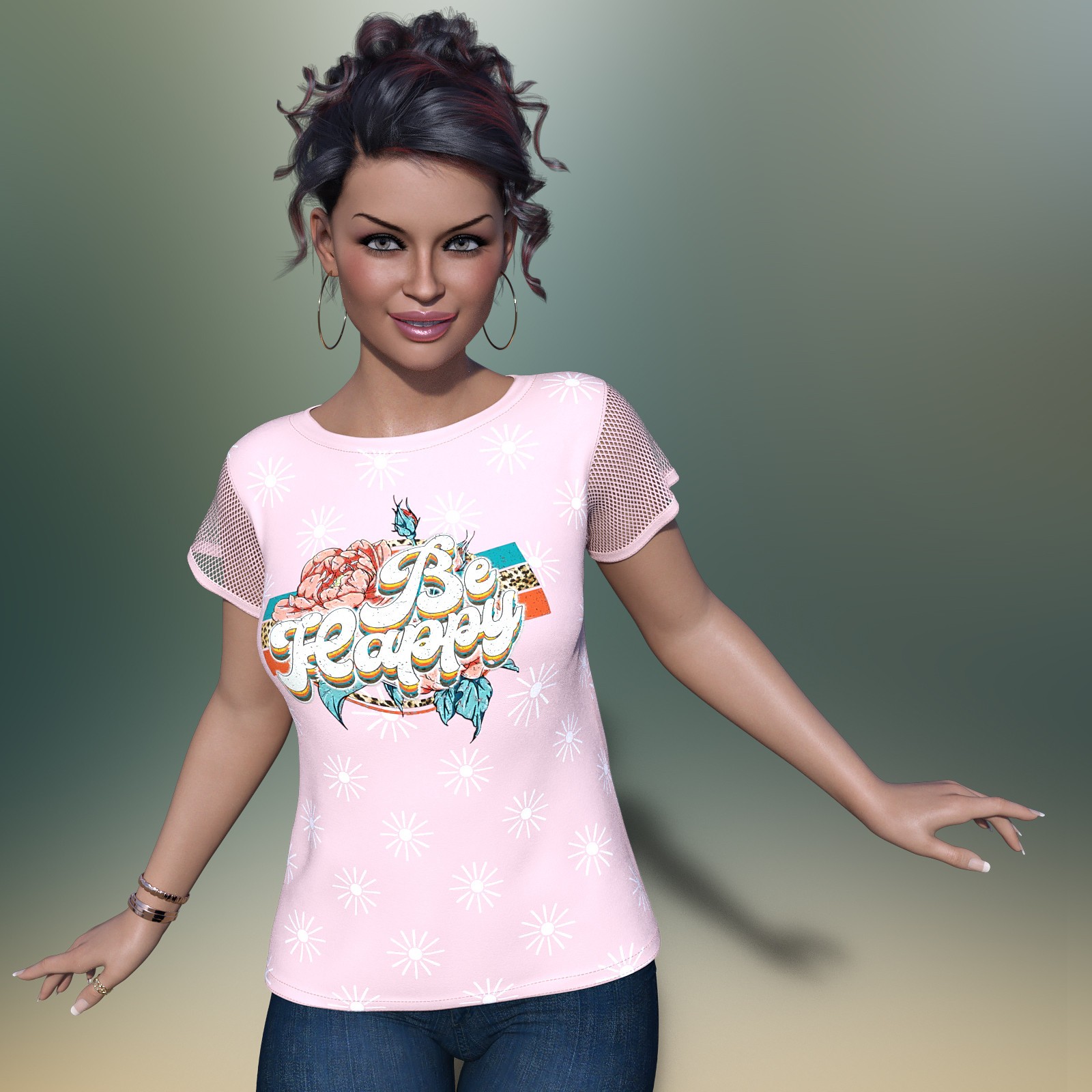 Sublime Fashion dForce Nature Girl Tee by N/A