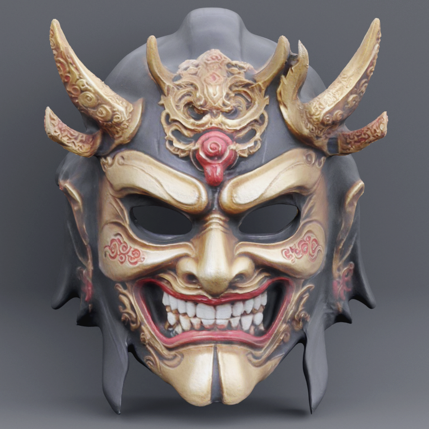 Samurai Mask #1 by N/A
