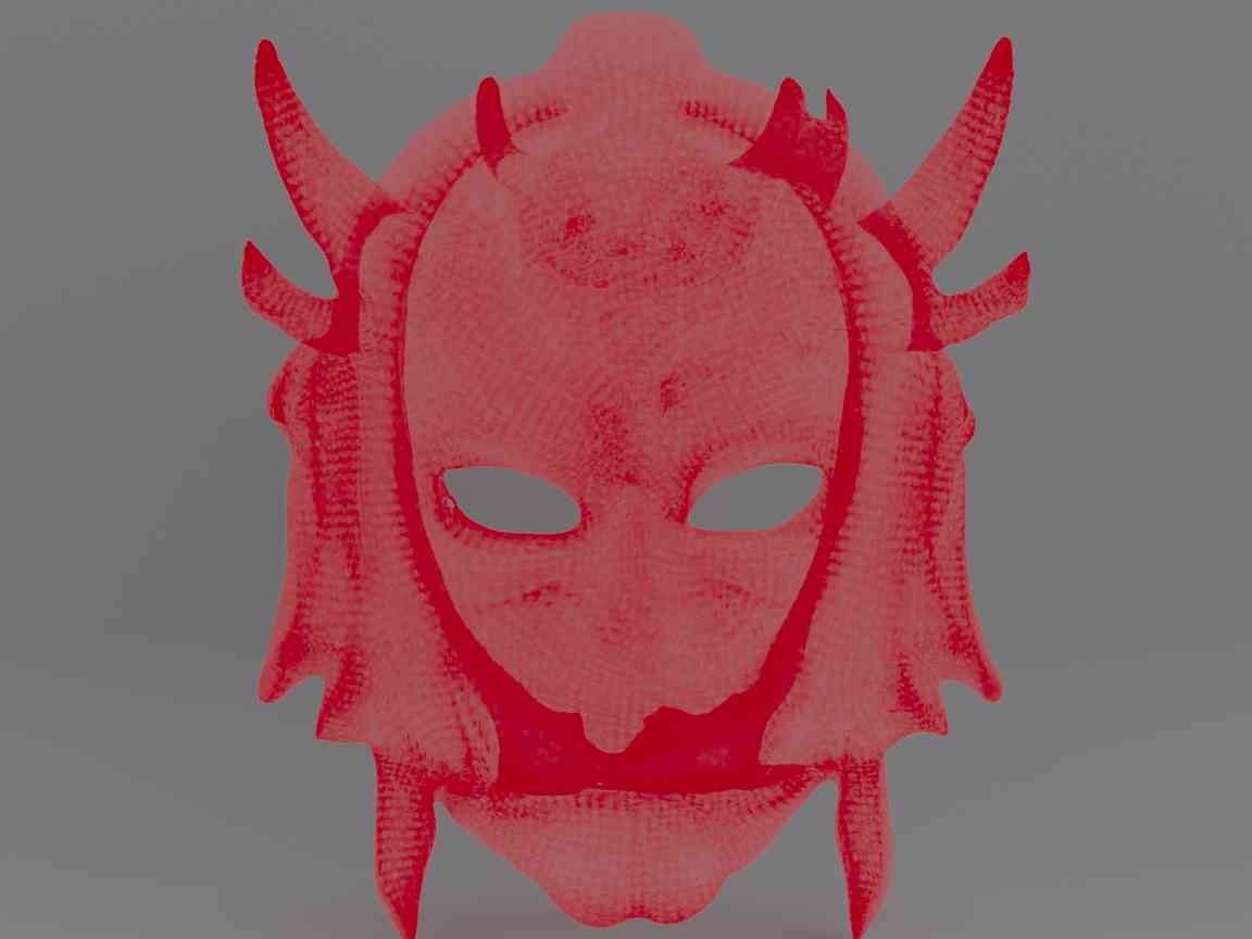 Samurai Mask #1 by N/A
