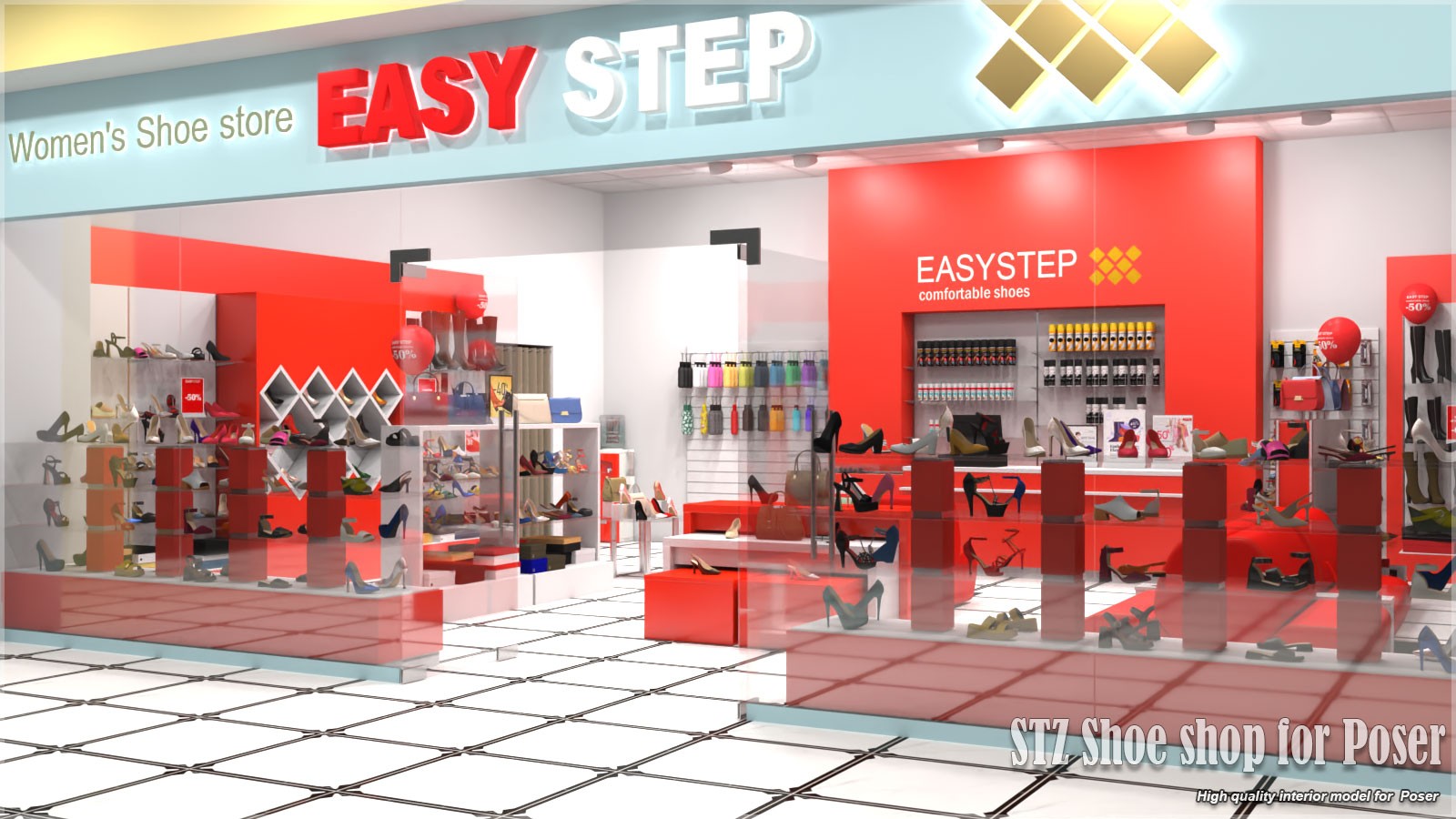 STZ Shoe shop for Poser by N/A