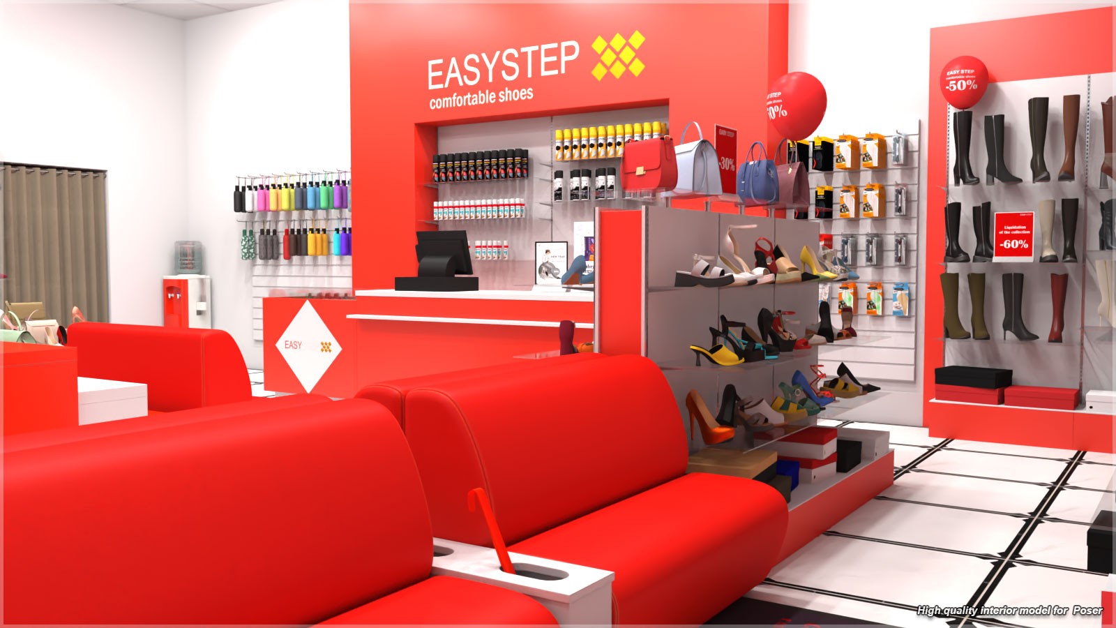 STZ Shoe shop for Poser by N/A