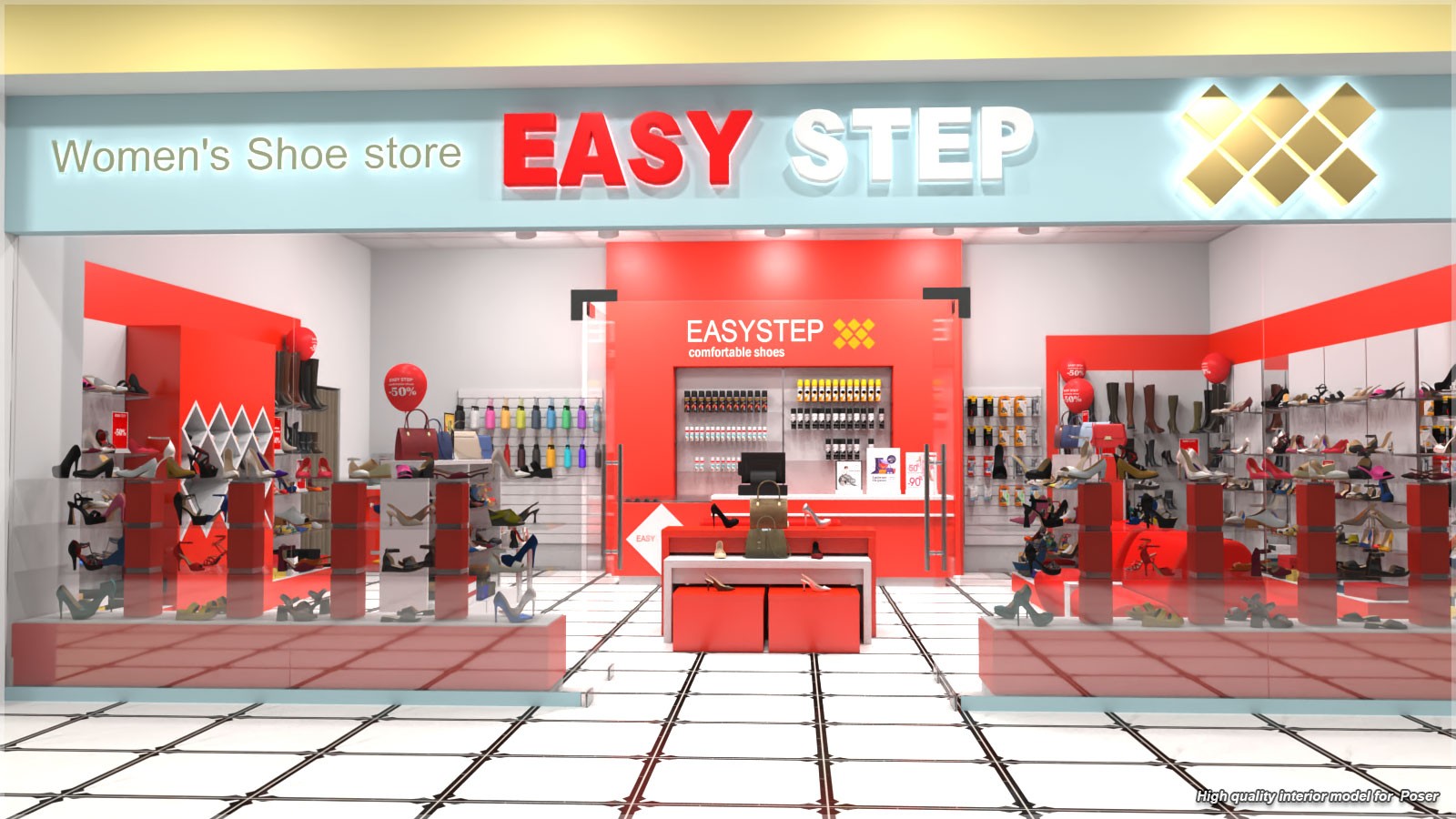 STZ Shoe shop for Poser by N/A