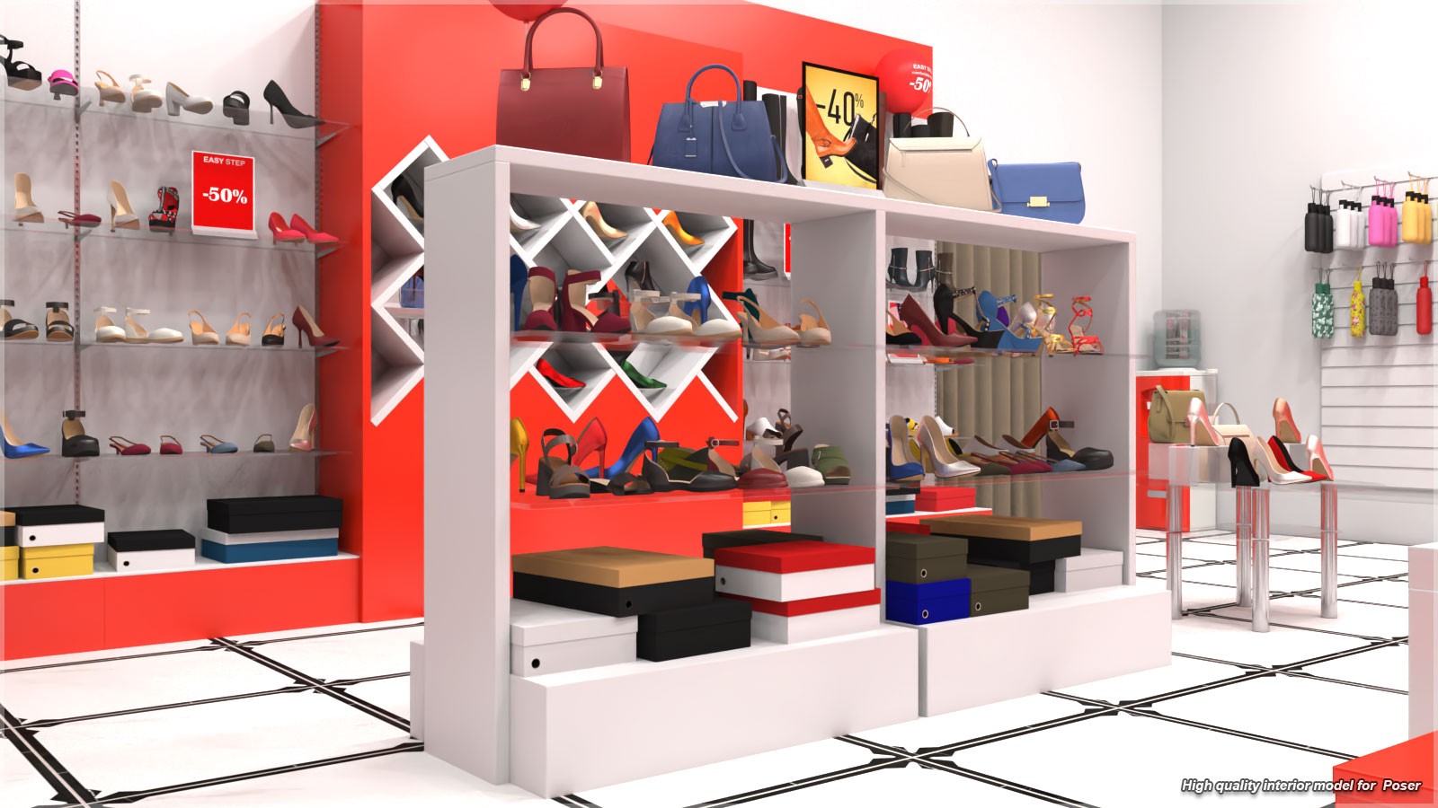 STZ Shoe shop for Poser by N/A