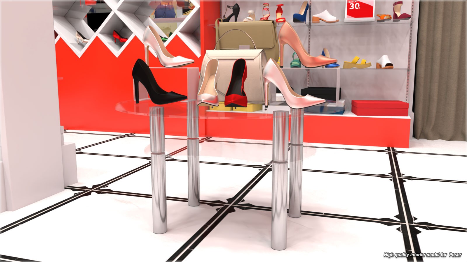 STZ Shoe shop for Poser by N/A