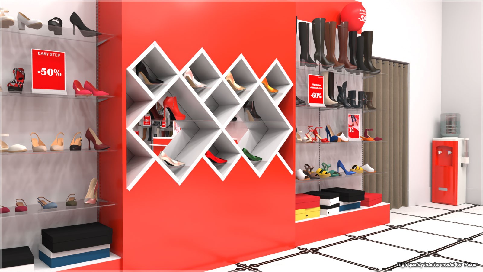 STZ Shoe shop for Poser by N/A