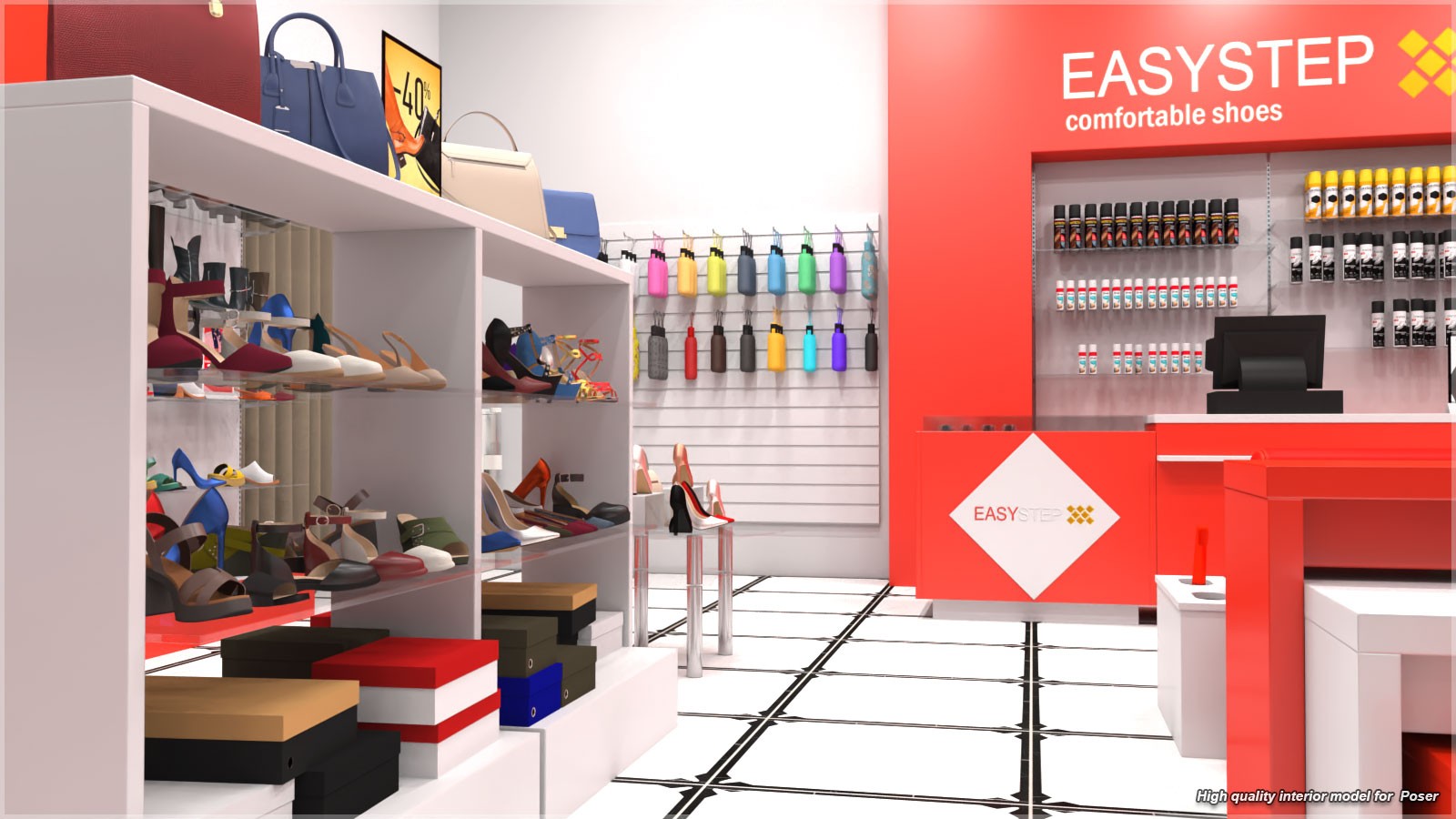 STZ Shoe shop for Poser by N/A