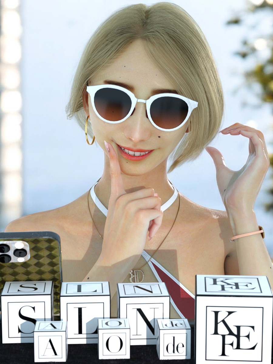 KFE Kanon Hair for Genesis 9 by N/A