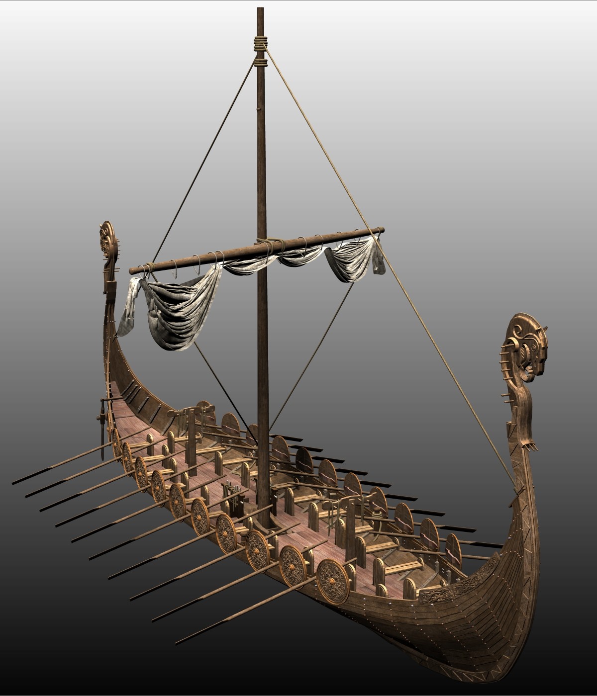 MS24 Viking Ship for Poser by N/A