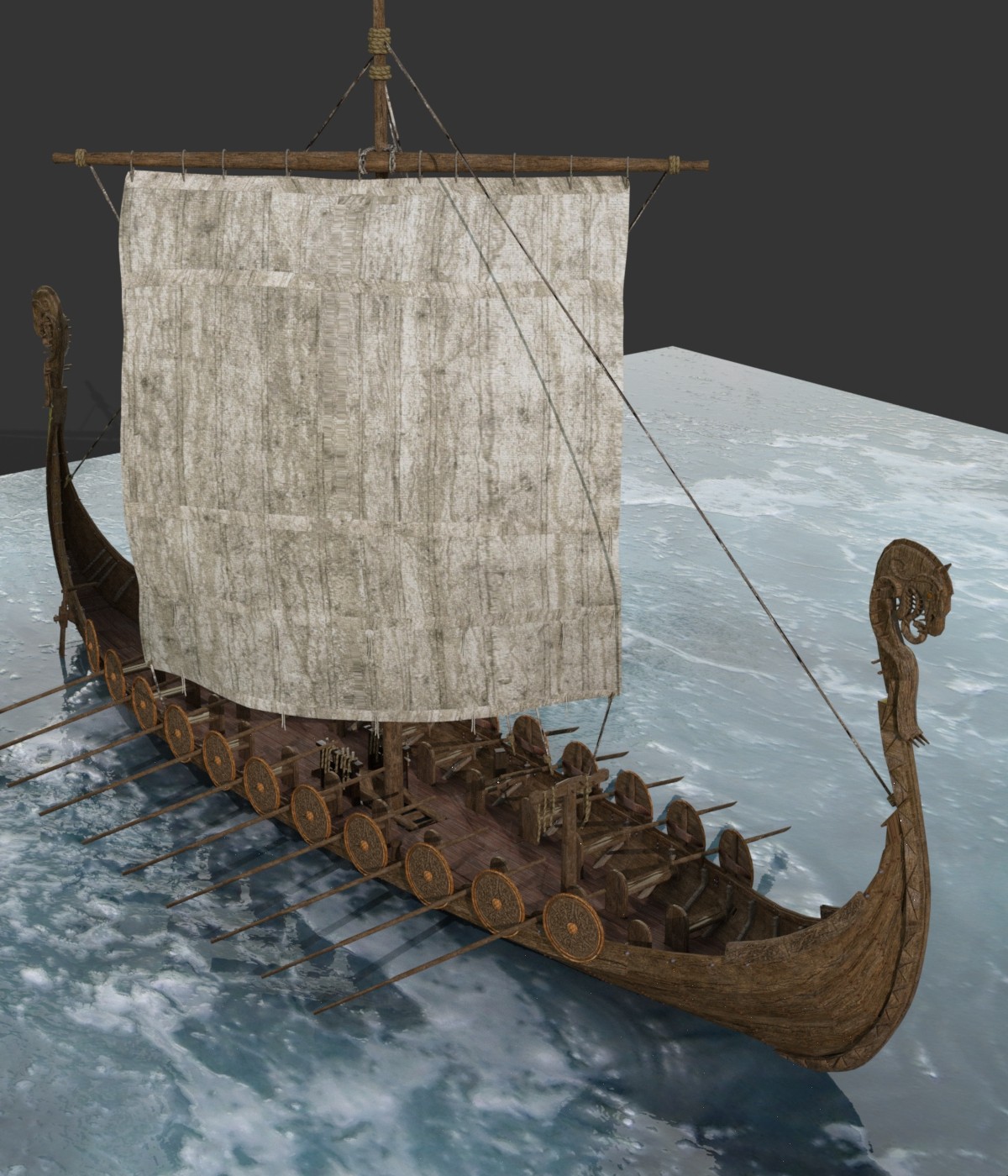 MS24 Viking Long Ship for DAZ by N/A