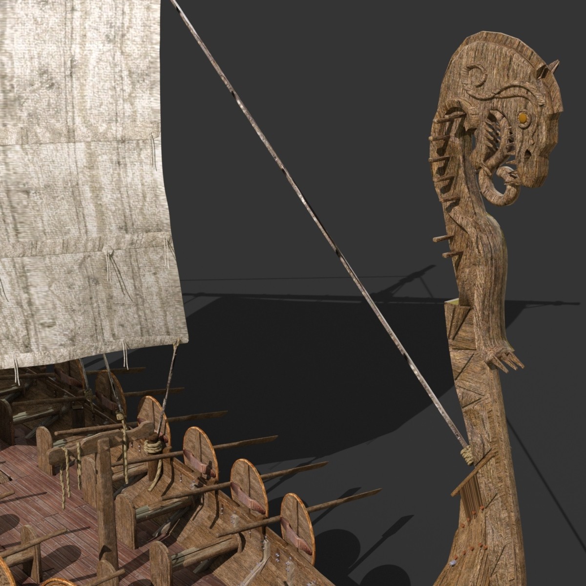 MS24 Viking Long Ship for DAZ by N/A