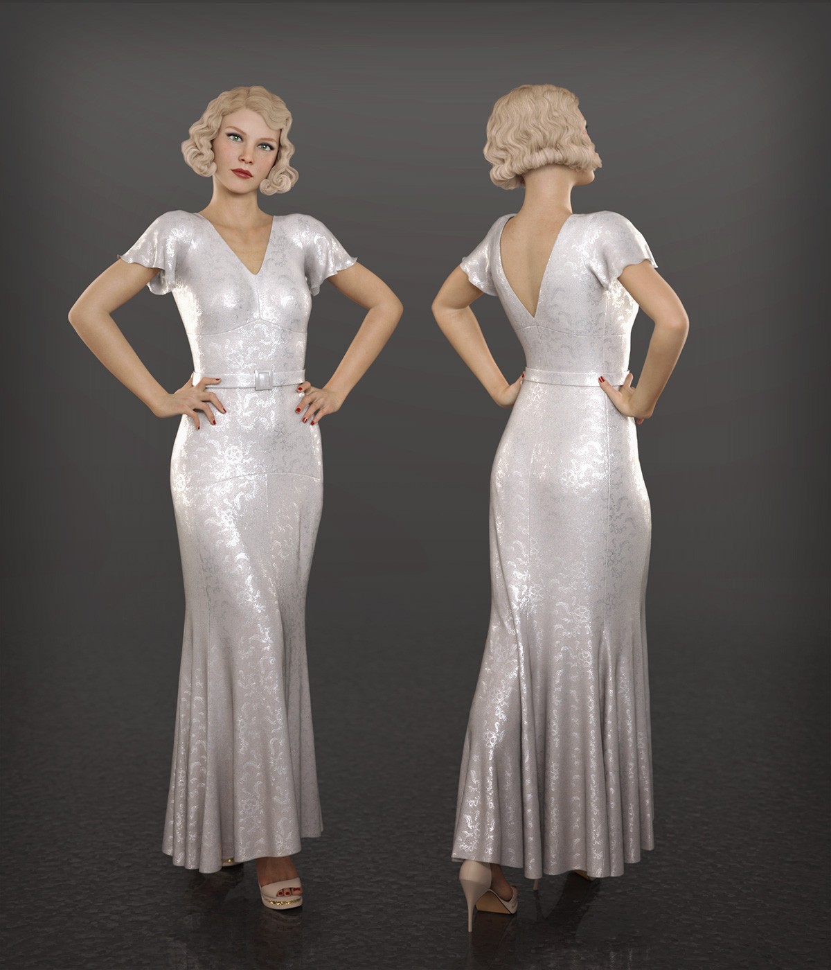 Glamorous Materials for FRQ dForce: 1930s Glamour by N/A