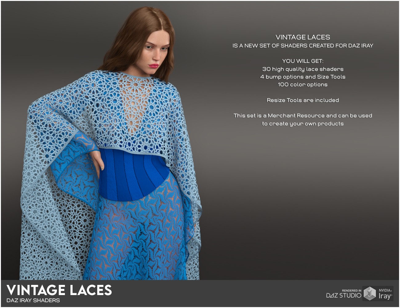 Daz Iray - Vintage Lace by N/A