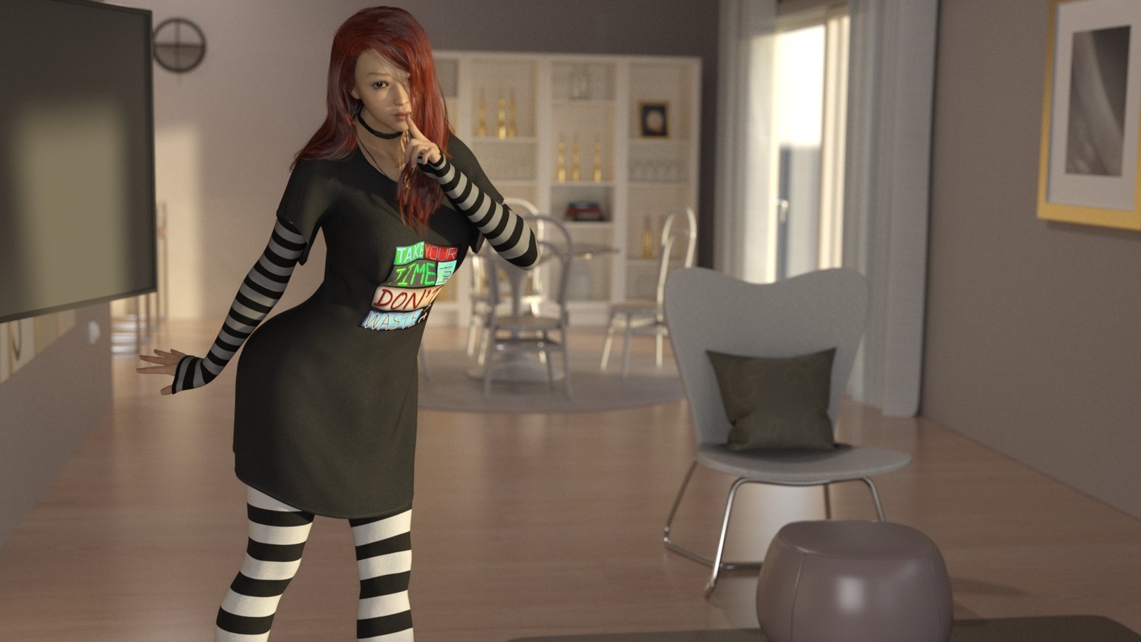 HF3D Loose Style for Genesis 8 Female by N/A