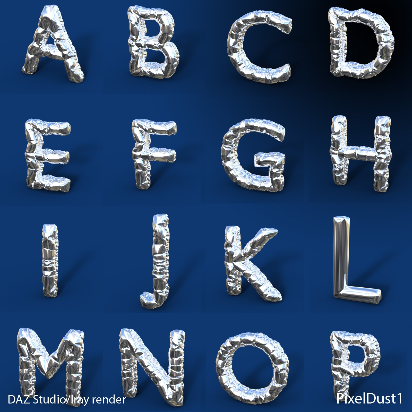Balloon Letters by N/A