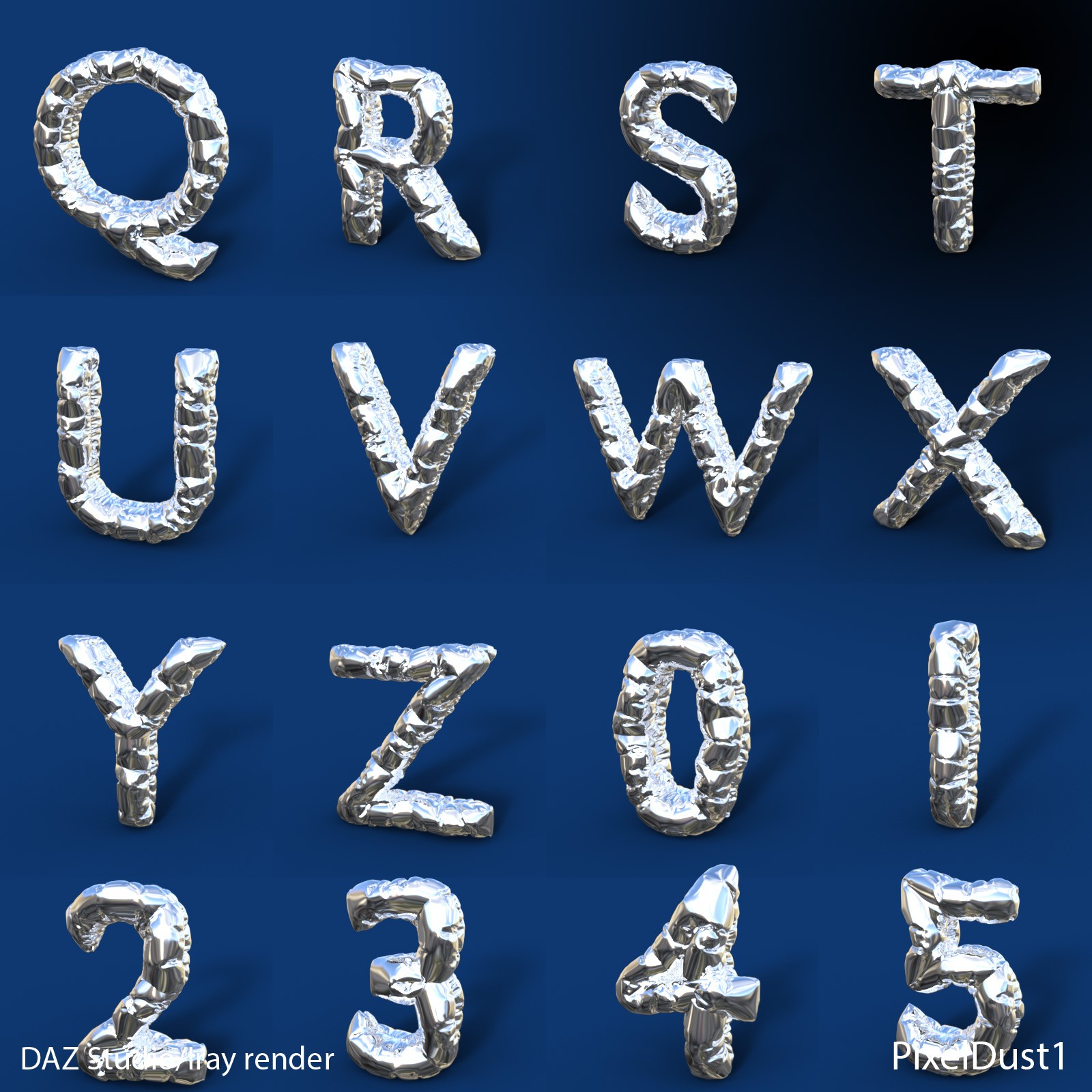 Balloon Letters by N/A