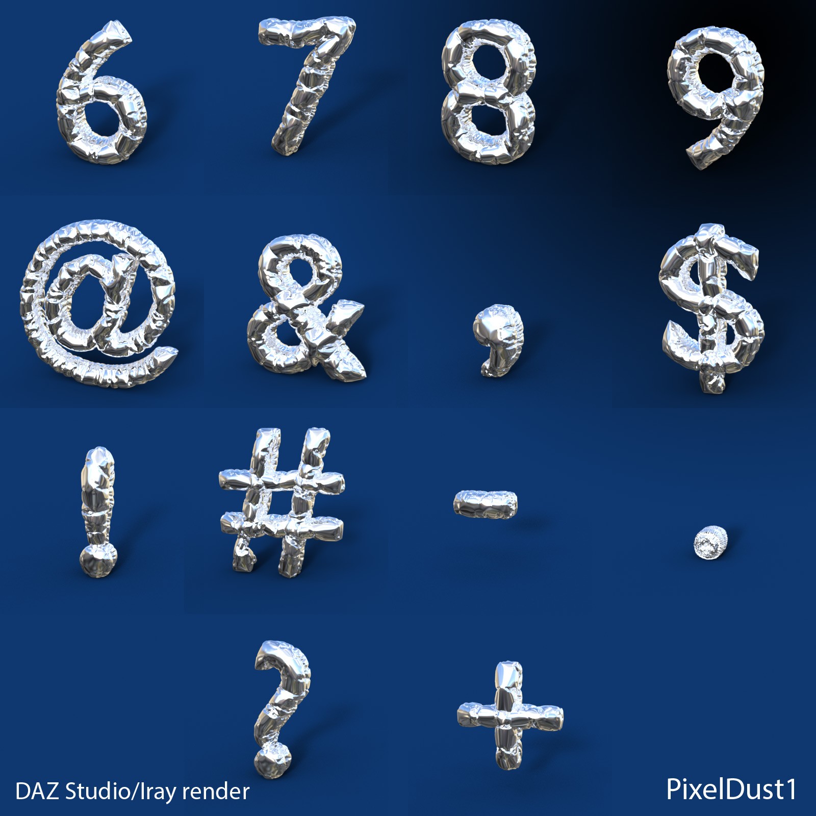 Balloon Letters by N/A