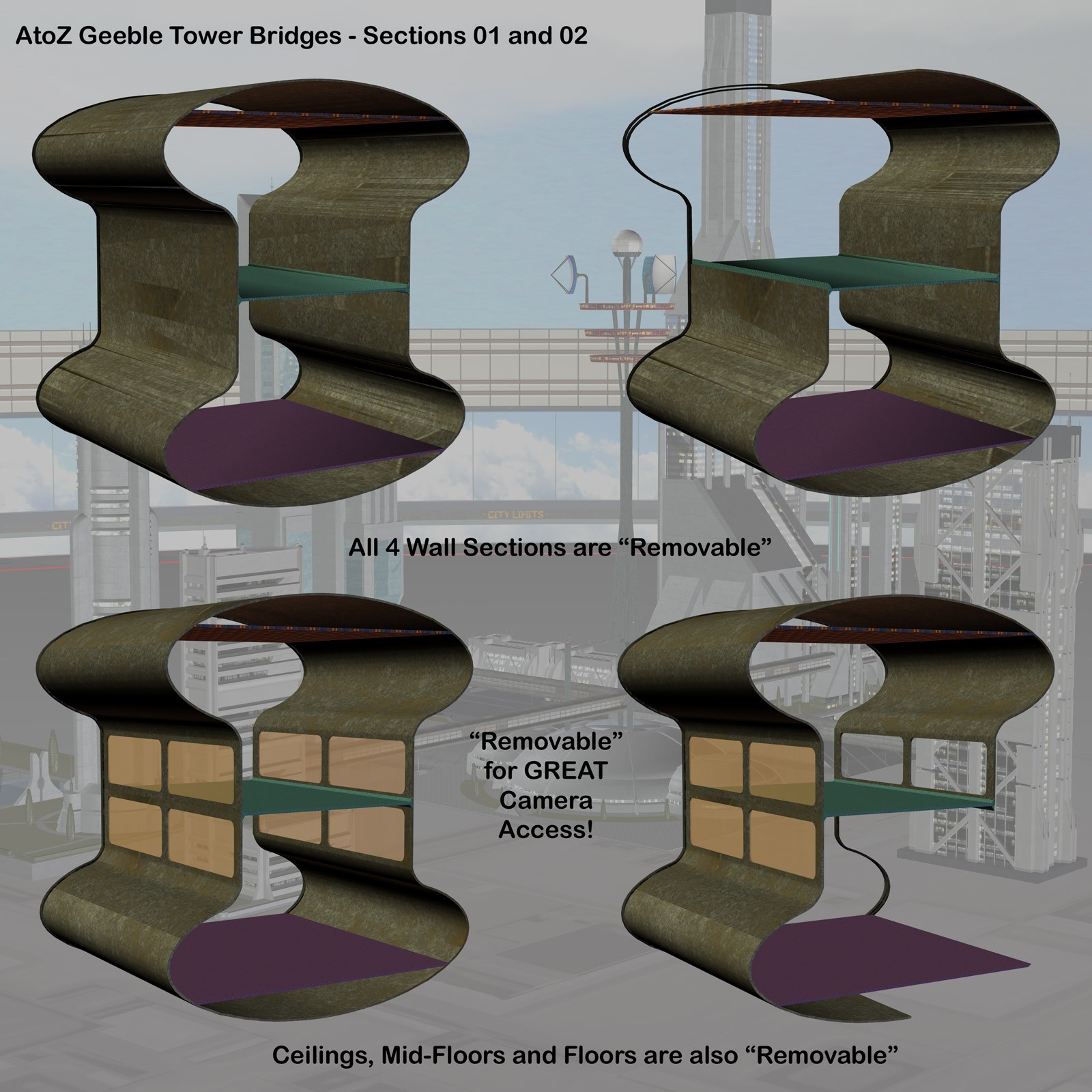 AtoZ Geeble Tower Bridges I v1 by N/A