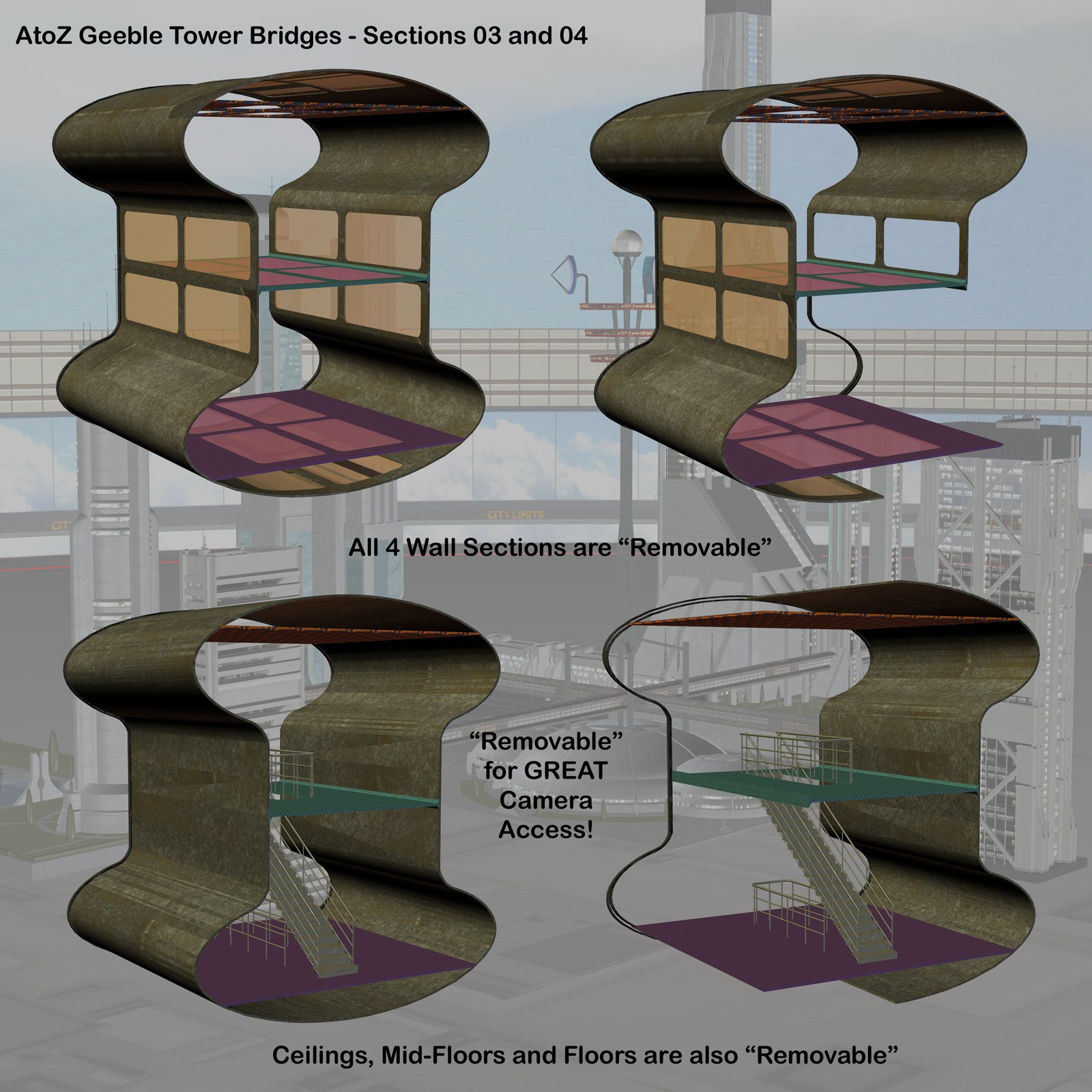 AtoZ Geeble Tower Bridges I v1 by N/A